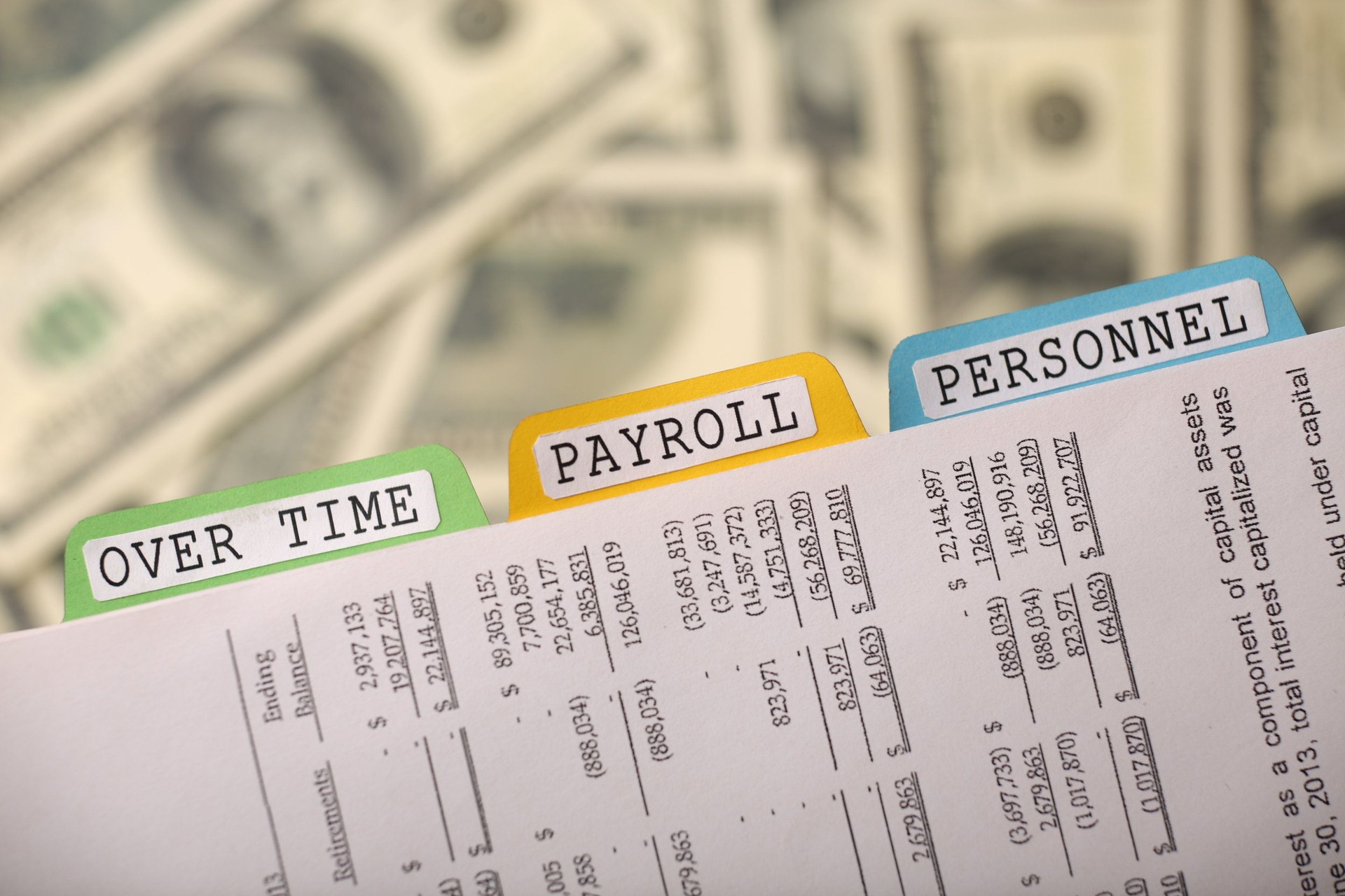 Payroll and tax management, salary distribution, and employee benefits